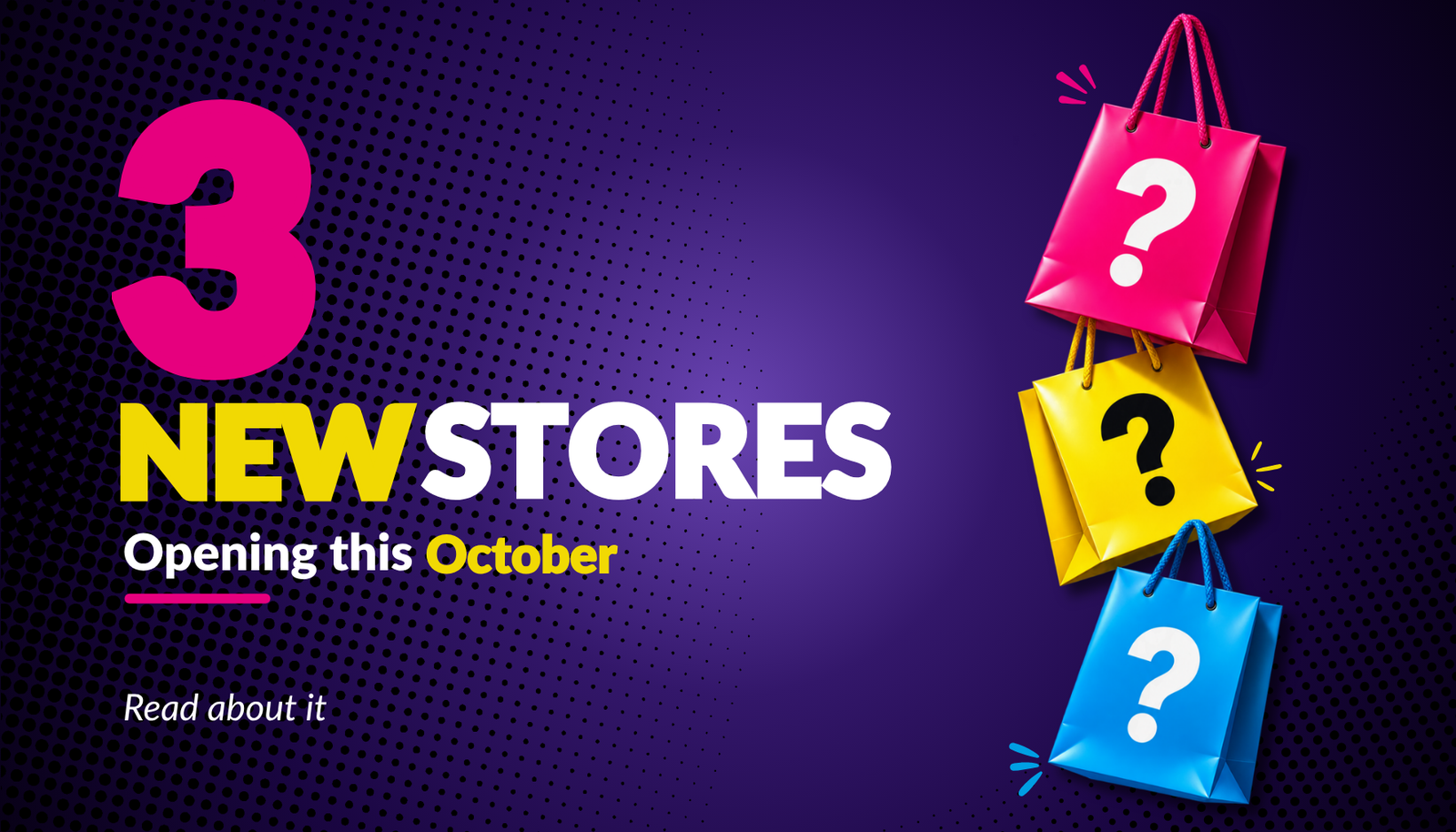 New Stores hero banner